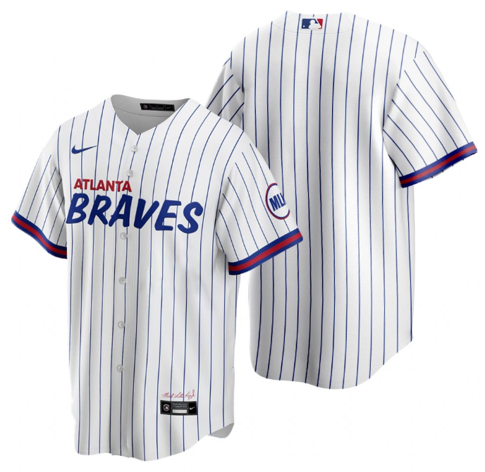 Men's Atlanta Braves Blank 2021 White City Connect Stitched Jersey Men's Atlanta Braves Blank 2021 White City Connect Stitched Jersey
